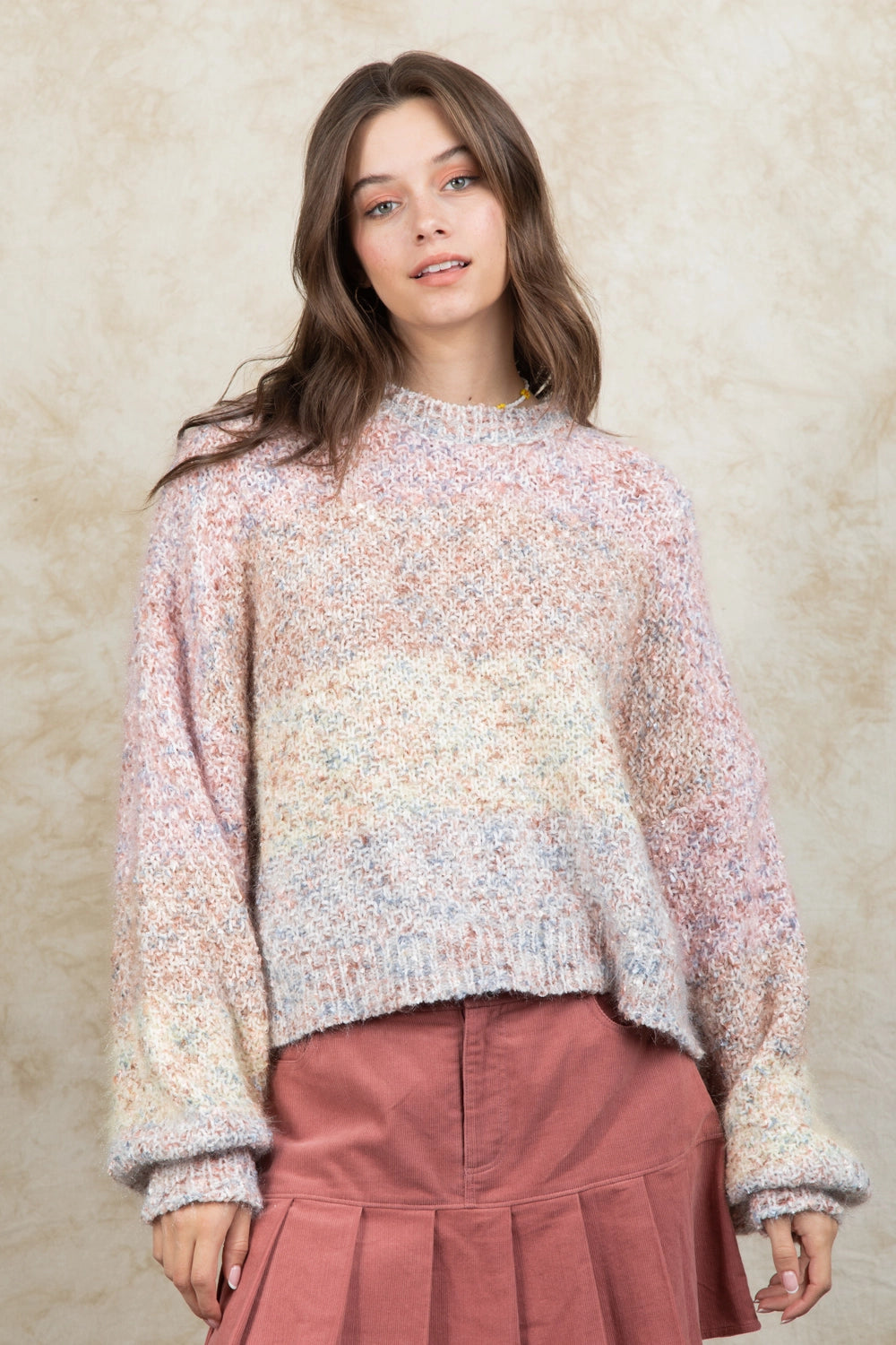 Pastel Colorblock Sweater
