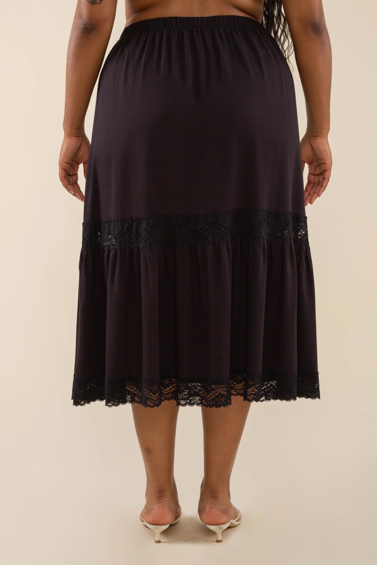 Arden Lace Midi Skirt