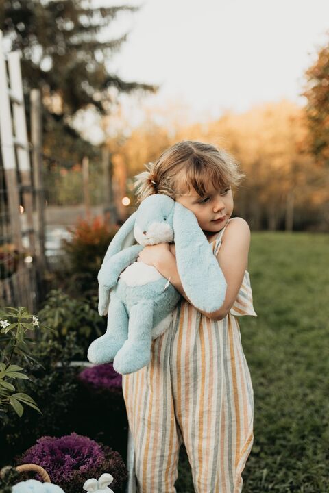 Little Floppy Nibble 12" Bunny - Blue