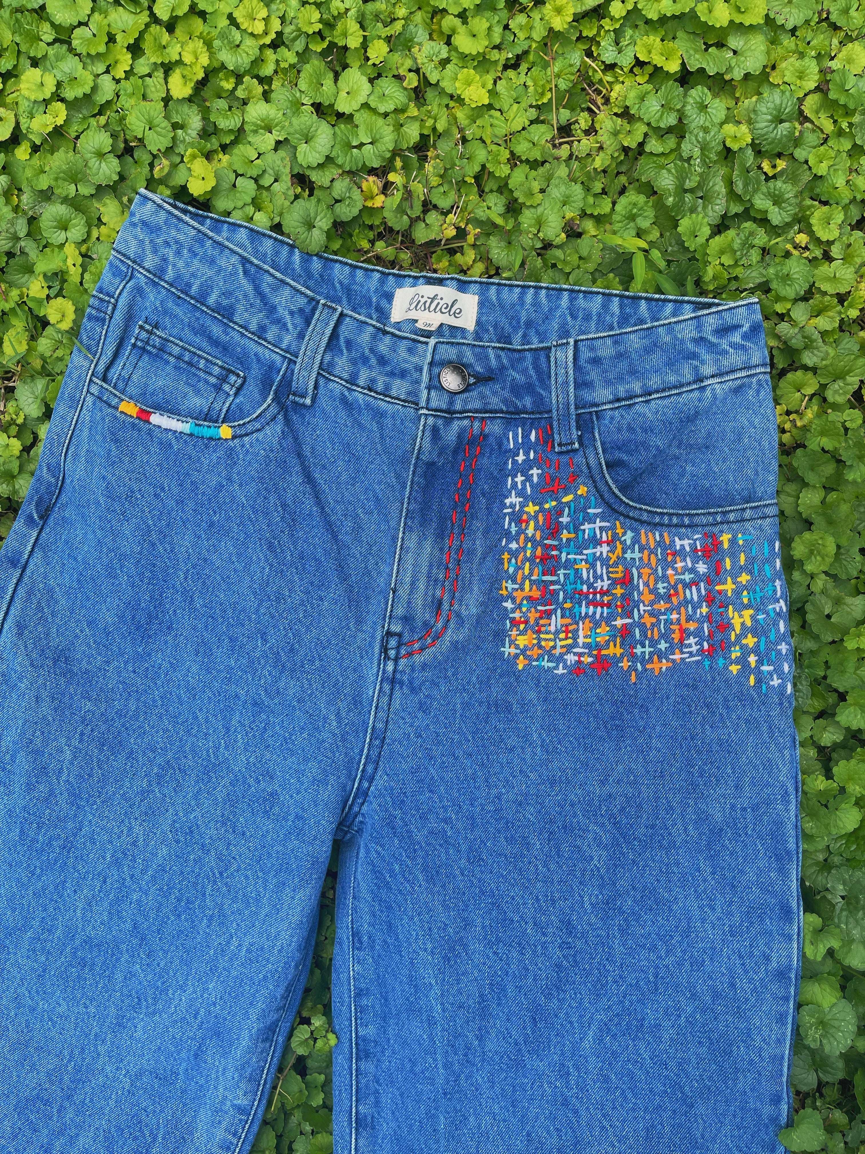 SEND IN YOUR DENIM | Surprise EMBROIDERED Jeans