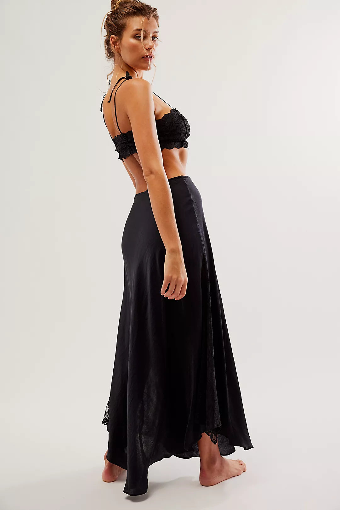 Make You Mine Half Slip (Black) | Free People