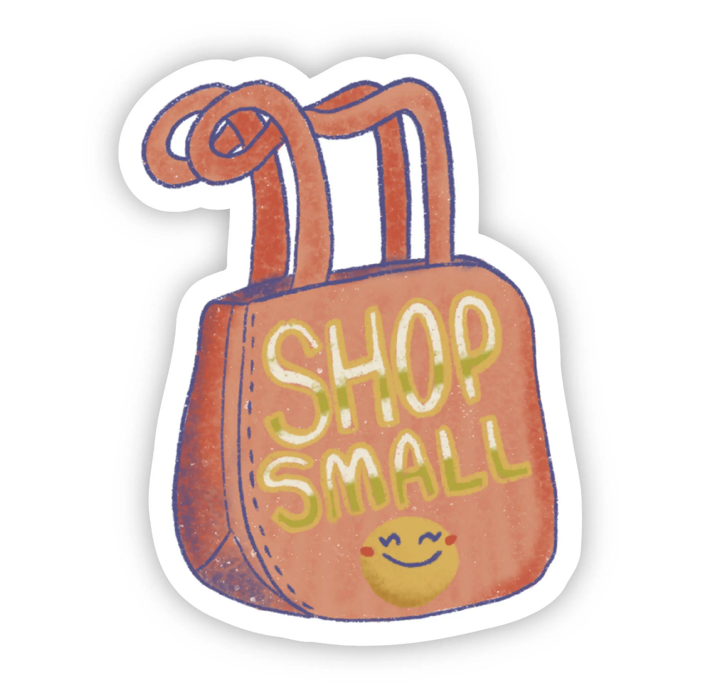'Shop Small' Bag Sticker