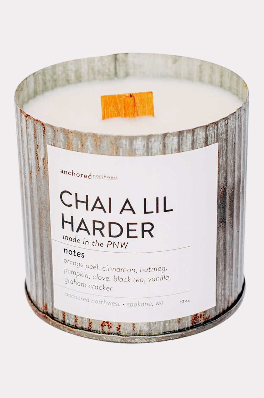 Chai a lil Harder | Wood Wick Candle